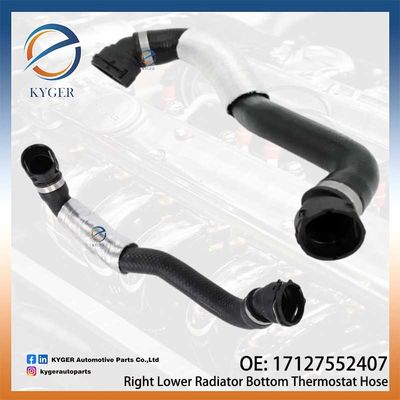 Rechter onderste radiator onderste thermostaat slang 17127552407 1712 7552 407 voor BMW E90 E91 E93 E92 E82 E88